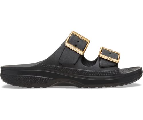 Damen Metallic Schnalle Saturday Sandale 1