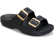 Damen Metallic Schnalle Saturday Sandale 5