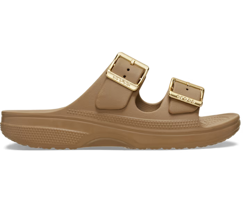 Damen Metallic Schnalle Saturday Sandale 1