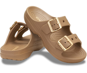 Damen Metallic Schnalle Saturday Sandale 2
