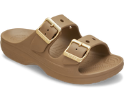 Damen Metallic Schnalle Saturday Sandale 5