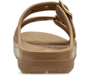 Damen Metallic Schnalle Saturday Sandale 6